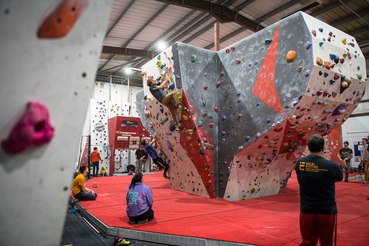 First session at Indy Climbing Wall