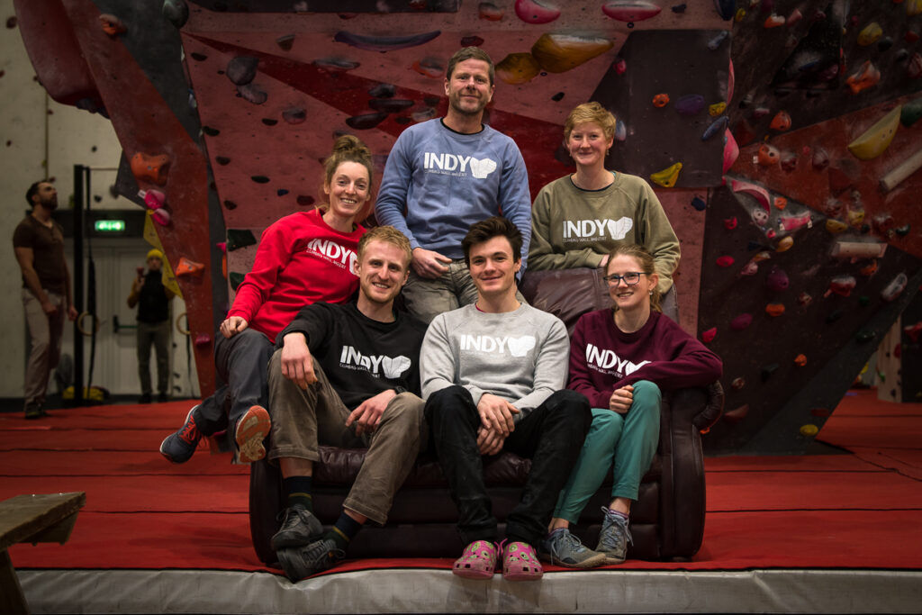First climbing session experience