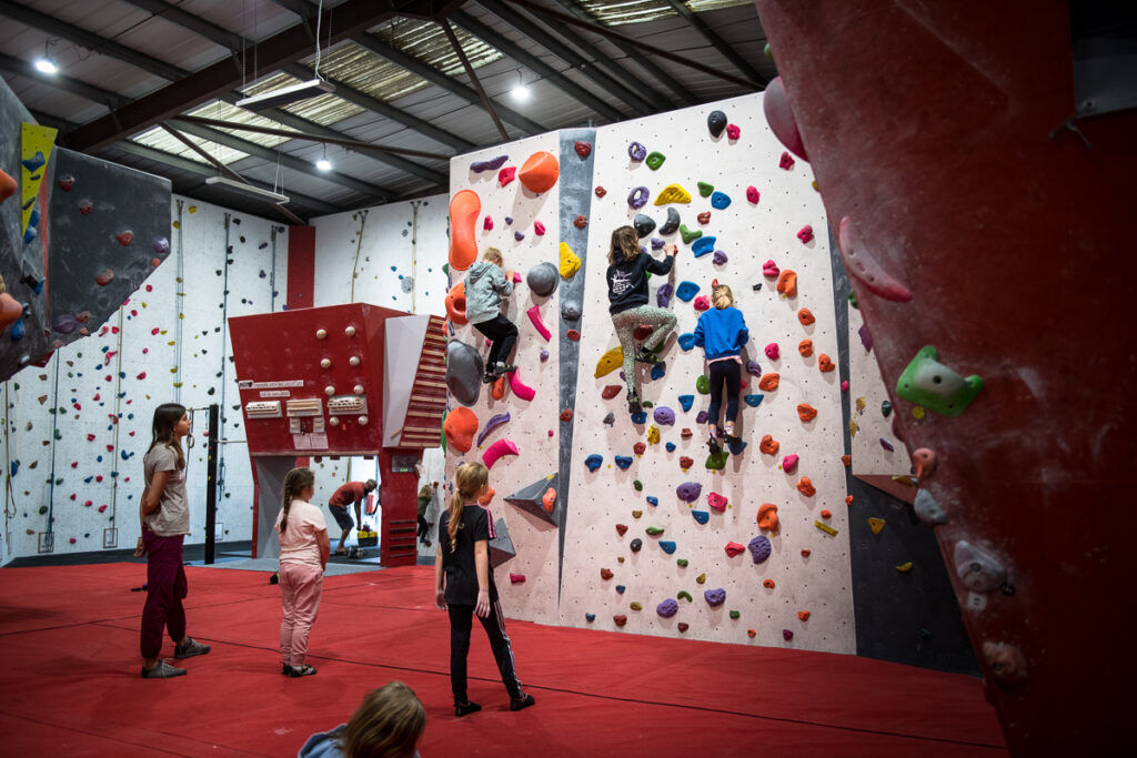 Under 18s climbing